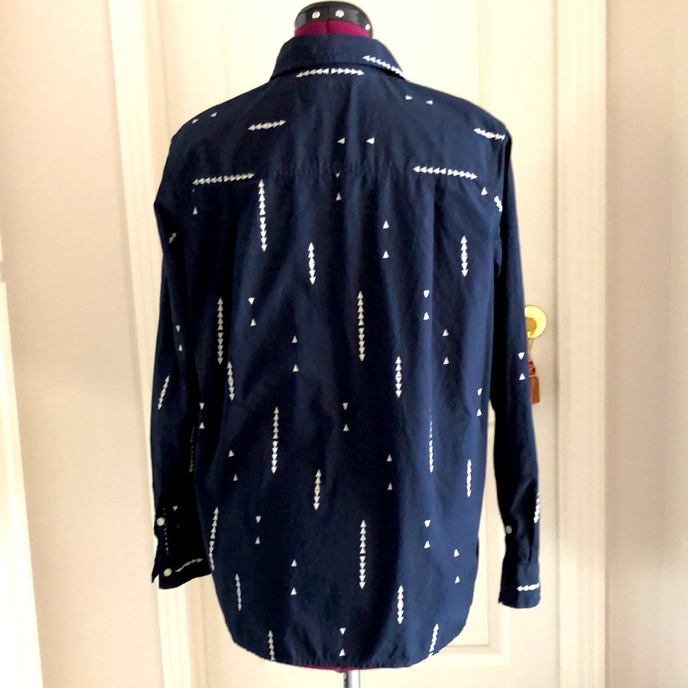 Pendleton Womens Black Arrow Pattern Shirt Sz S S… - image 2